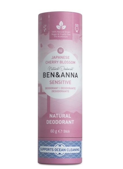 Tuhý deodorant Sensitive Třešňový květ 60 g Ben a Anna